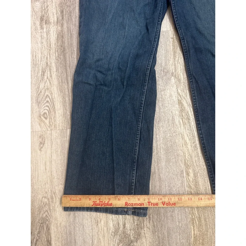 J.Crew Mens 32x30 Straight‎ Leg Blue Denim Jeans 100% Cotton